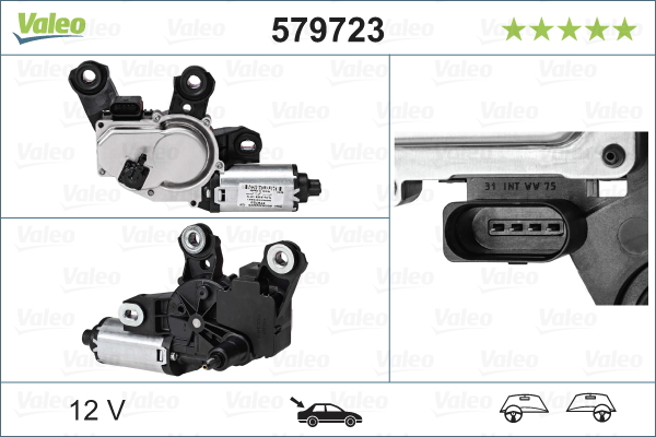 Wiper Motor - 579723 VALEO